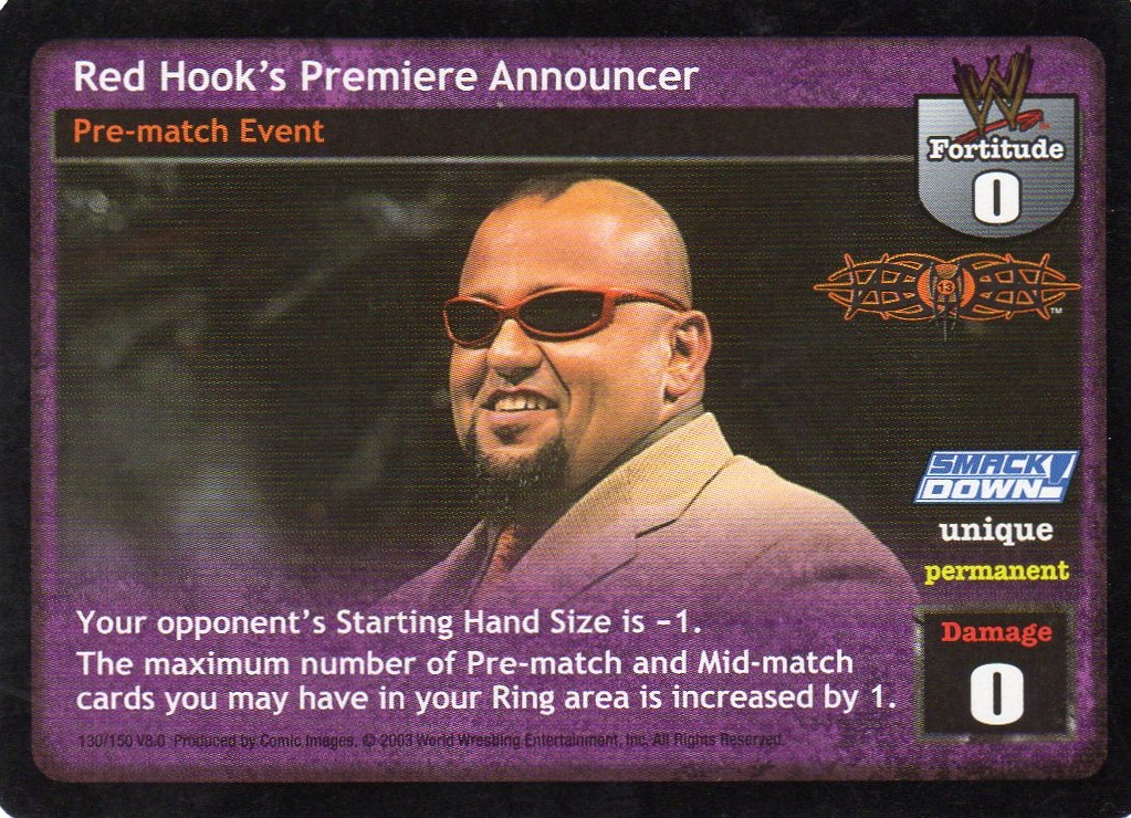 Red Hooks Premiere Announcer